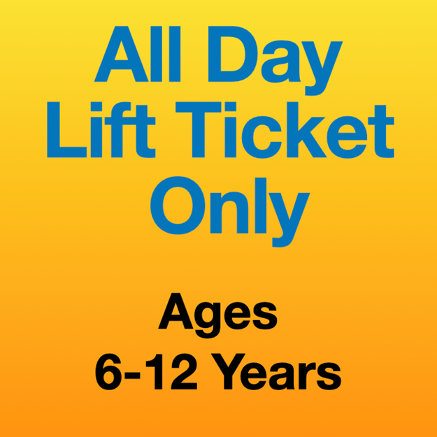 Picture of All Day Lift Ticket Only (6-12 Yrs)