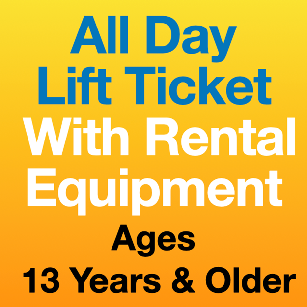 Picture of All Day Lift Ticket  & Eqpt (13Yrs+)