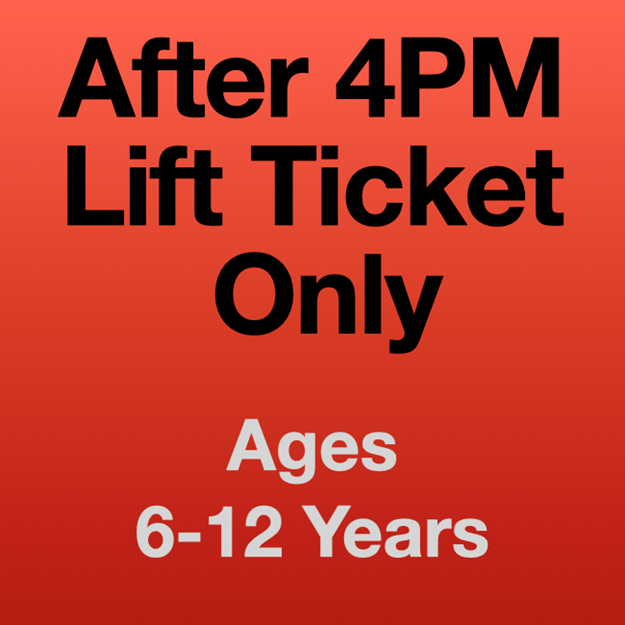Picture of 4PM Lift Ticket Only (6-12 Yrs)